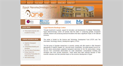 Desktop Screenshot of egnc.gov.eg